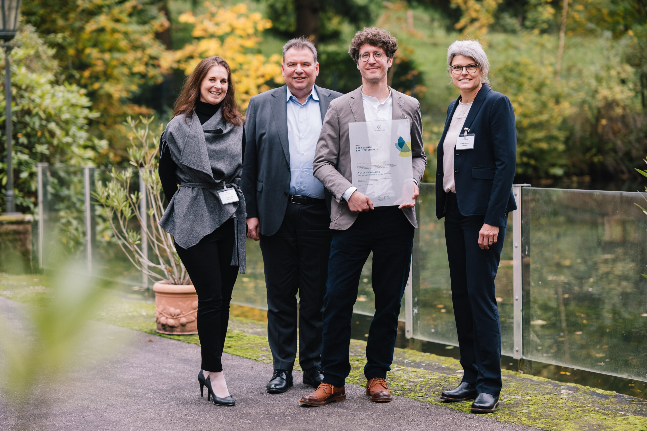 Verleihung des Ars legendi-Fakultätenpreis 2024 für exzellente Hochschullehre in den Wald- und Forstwissenschaften auf der Sattelmühle